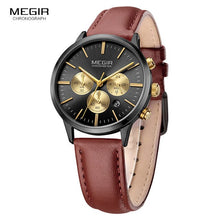 Load image into Gallery viewer, Megir Chronograph Date Indicator