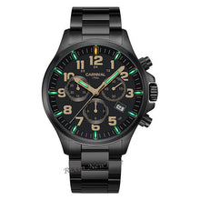 Load image into Gallery viewer, Chronograph T25 tritium luminous stop watch men