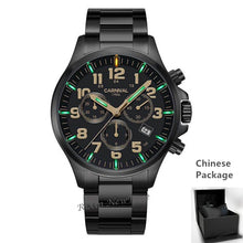 Load image into Gallery viewer, Chronograph T25 tritium luminous stop watch men