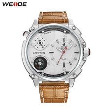 Load image into Gallery viewer, WEIDE Sport Luxury Clock Multiple Time Zone Quartz White