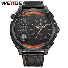 Load image into Gallery viewer, WEIDE Sport Luxury Clock Multiple Time Zone Quartz White